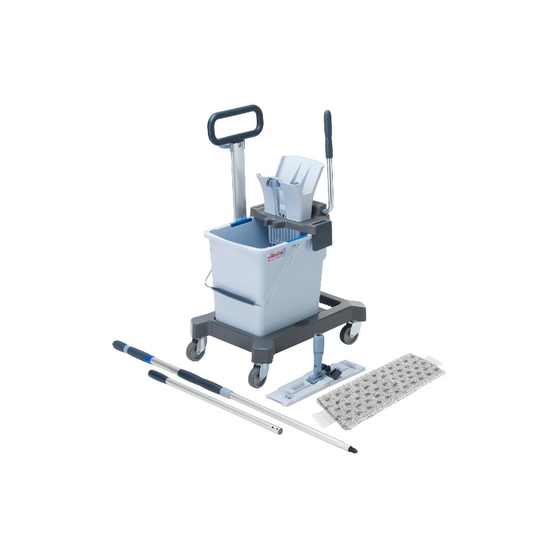 Reinigingswagen - US Pro Ready to Go Kit Single - Met pers - Emmer 1x25L